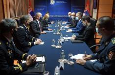 Minister Stefanović meets with U.S. Ambassador Godfrey