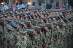 Generalna proba promocije najmlađih oficira Vojske Srbije 