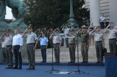 Генерална проба промоције најмлађих официра Војске Србије 