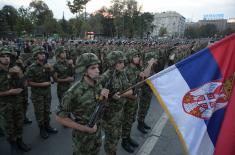 Generalna proba promocije najmlađih oficira Vojske Srbije 