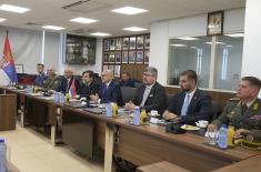 Minister Vučević meets with Minister of Defence of Cyprus Giorgallas