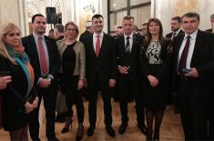 Reception on the occasion of the Serbian Armed Forces Day