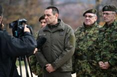 Minister Vulin: The Serbian Armed Forces fully controls the situation in the Ground Safety Zone