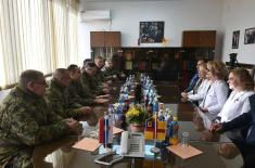 Minister Vulin: We are grateful to civilian healthcare service for helping the Serbian Armed Forces