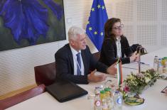 Minister Vučević meets with Minister Stojanov at “Schuman Forum”