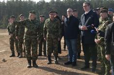 President Vučić at exercise Manoeuvres 2022: We have significantly improved our capabilities