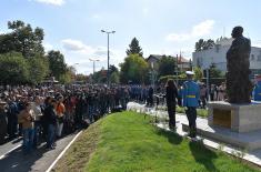 A monument to the national hero Milan Tepić revealed