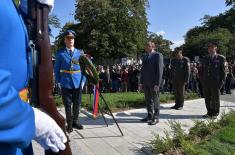 A monument to the national hero Milan Tepić revealed