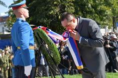 A monument to the national hero Milan Tepić revealed