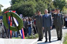 A monument to the national hero Milan Tepić revealed