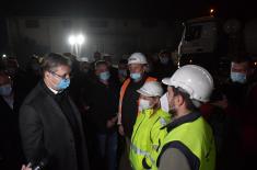 President and Supreme Commander Vučić: Hospital in Zemun will be completed in 24 days