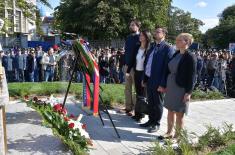 A monument to the national hero Milan Tepić revealed