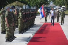Predsednik Republike i vrhovni komandant Aleksandar Vučić prisustvovao prikazu sposobnosti dela jedinica Vojske Srbije