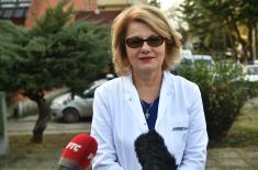 Minister Vulin: We are grateful to civilian healthcare service for helping the Serbian Armed Forces