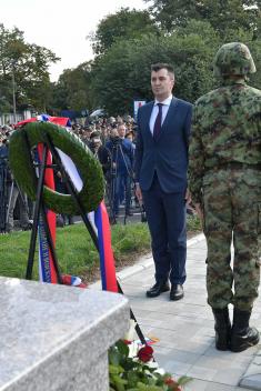 A monument to the national hero Milan Tepić revealed