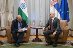 Minister of Defence meets with Ambassador of India