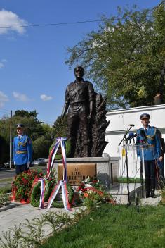 A monument to the national hero Milan Tepić revealed