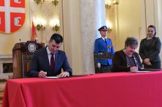 Potpisivanje Ugovora o prenosu osnivačkih prava i obaveza Muzeja vazduhoplovstva 