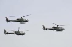 General Rehearsal for the Demonstration “Freedom 2017” at Batajnica Airport