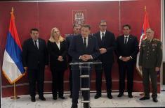 Састанак председника Вучића са највишим руководством система одбране 