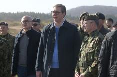 President Vučić at exercise Manoeuvres 2022: We have significantly improved our capabilities