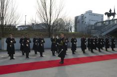 Minister Vučević meets with Slovenian Minister of Defence Šarec in Ljubljana