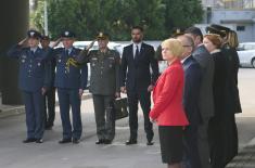Minister Vučević meets with Slovenian Minister of Defence Šarec in Ljubljana