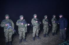 Testing of a modernised infantry fighting vehicle IFV M-80A and shooting under low light conditions