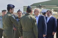 Minister Vučević visits 55th Combat Group at Cyprus