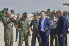 Minister Vučević visits 55th Combat Group at Cyprus