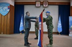 Farewell ceremony held for the contingent of the Serbian Armed Forces due for the UN mission in the Central African Republic