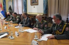 Састанак министра Стефановића са начелником Генералштаба Оружаних снага Републике Италије