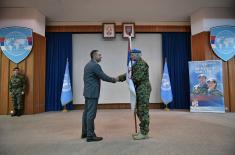 Farewell ceremony held for the contingent of the Serbian Armed Forces due for the UN mission in the Central African Republic