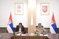 Састанак поводом припрема за војну параду „Снага јединства“