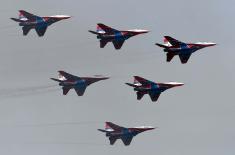 General Rehearsal for the Demonstration “Freedom 2017” at Batajnica Airport