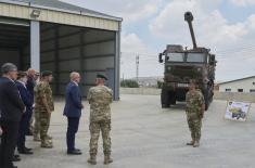 Minister Vučević at Sotiris Hadjiprokopiou Barracks in Cyprus