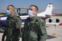 Minister Vulin: Future pilots and students in the final year of the Secondary Vocational Military School did not interrupt their classes during the pandemic 