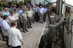 General Diković visits the company PPT Namenska in Trstenik