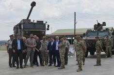 Minister Vučević at Sotiris Hadjiprokopiou Barracks in Cyprus