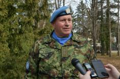 Farewell ceremony held for the contingent of the Serbian Armed Forces due for the UN mission in the Central African Republic