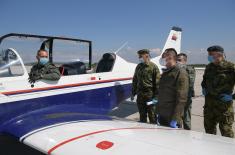 Minister Vulin: Future pilots and students in the final year of the Secondary Vocational Military School did not interrupt their classes during the pandemic 