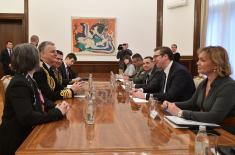 President and Supreme Commander Vučić meets Admiral Fraser