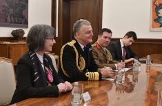 President and Supreme Commander Vučić meets Admiral Fraser