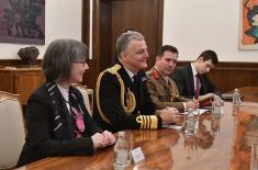 President and Supreme Commander Vučić meets Admiral Fraser