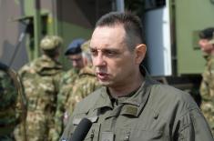 Minister Vulin: We will continue strengthening the Serbian Armed Forces