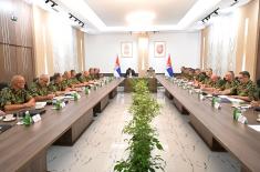 Састанак поводом припрема за војну параду „Снага јединства“