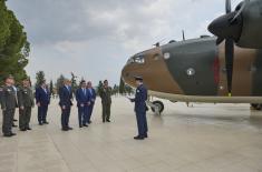 Minister Vučević lays wreath at Makedonitissa military cemetery in Cyprus