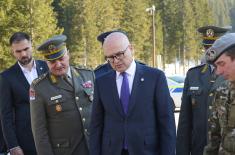 Minister Vučević visits Slovenian Armed Forces