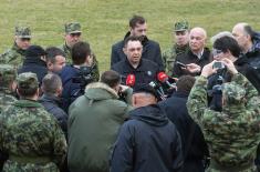 Minister Vulin: We are Ready to Execute each Order of the Supreme Commander