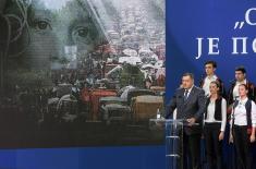 President Vučić Today, the Serbs are united wherever they live